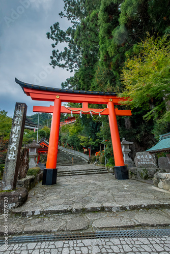 Tori Gate at Kumano Nachi Taishi Grand Shrine, Nachi, Japan