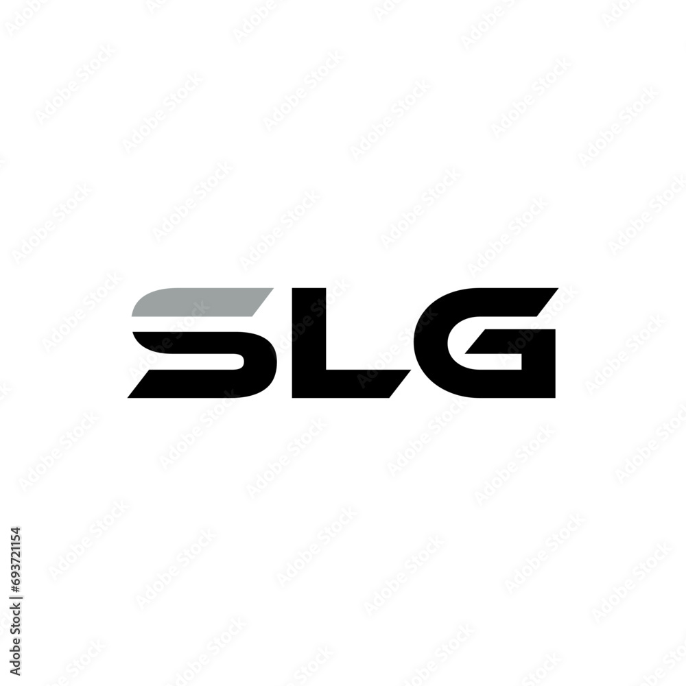 SLG Logo Design Vector Simple Modern SLG Logo Design Vector Simple Modern
