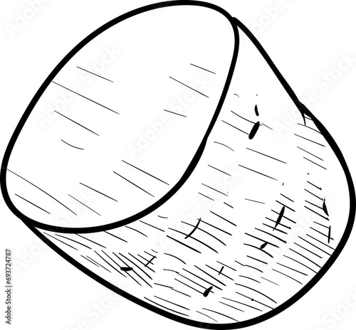 potatoes handdrawn illustration