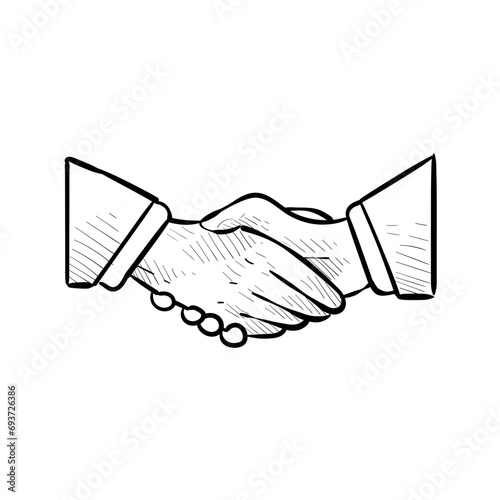 cooperate handdrawn illustration