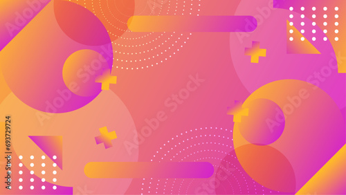 Colorful colourful vector abstract geometrical shape modern background
