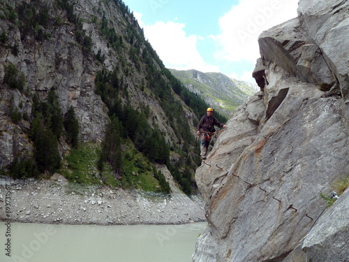Via ferrata de Aletsch-Egga-Cantón du Valais-Suiza-Switzerland