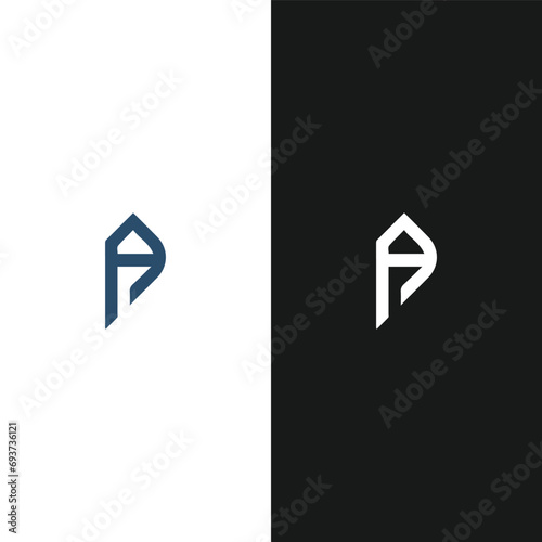 A letter logo, Letter A logo, A letter icon Design with black background. Luxury A letter 