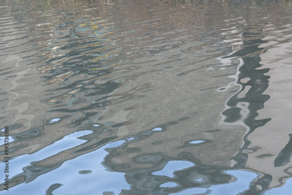 Water surface with waves on water surface wave effect. Water surface with waves on water surface wave effect.