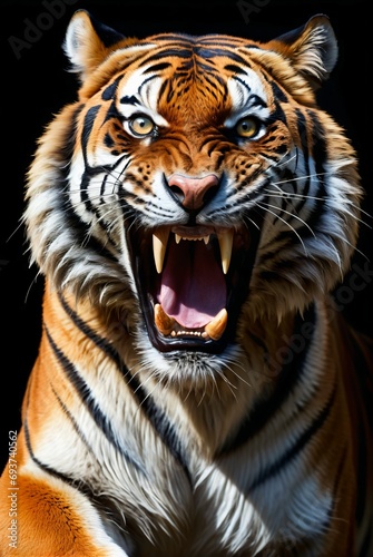 Tiger Roaring © calico810