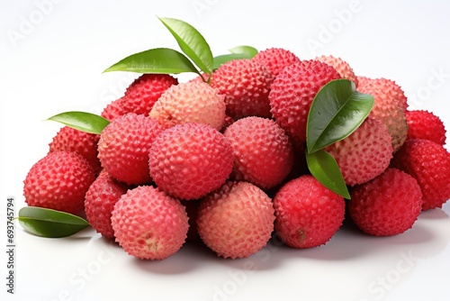 lychee isolated kitchen table background professional photography
