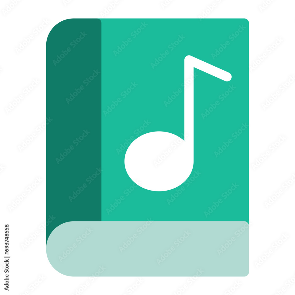 This is the Book icon from the Music Player icon collection with an Color Fill style This is the Book icon from the Music Player icon collection with an Color Fill style