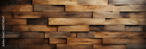 Wood flooring - 3-d effect -Landscape version - background - backdrop - banner version