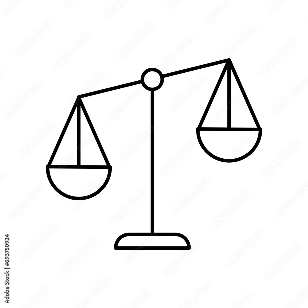 libra line icon, flat trendy style illustration on white background..eps libra line icon, flat trendy style illustration on white background..eps