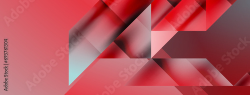 Captivating vector abstraction. Triangles interlock in mesmerizing dance, crafting dynamic geometric backdrop. Fusion of shapes and angles creates artful symphony of modern design
