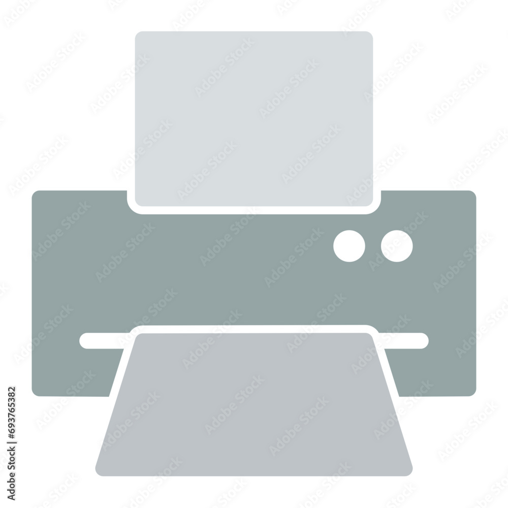 This is the Printer icon from the Education icon collection with an Color Fill style This is the Printer icon from the Education icon collection with an Color Fill style