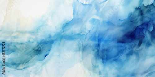 Blue white airy ocean misty teture background backdrop graphic resource pattern swirls, generated ai