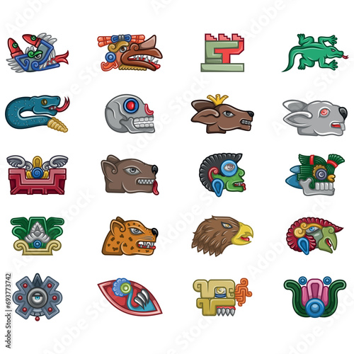 Symbolism of the ancient Aztec Civilization