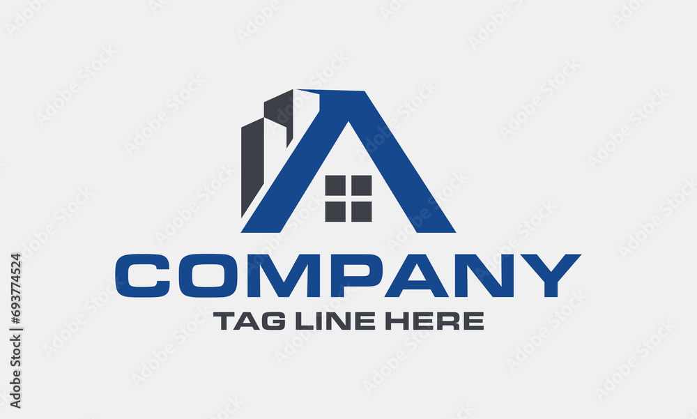 letter A Real Estate Logo Design letter A Real Estate Logo Design
