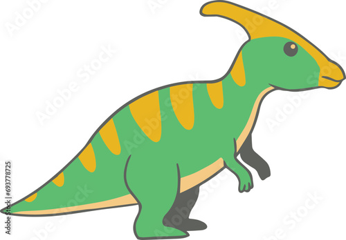 Parasaurolophus Vector Stickers