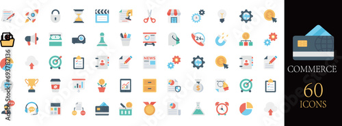 Business icon set