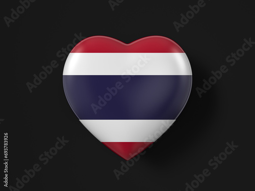 Free Download Thailand heart flag - GFXLoad
