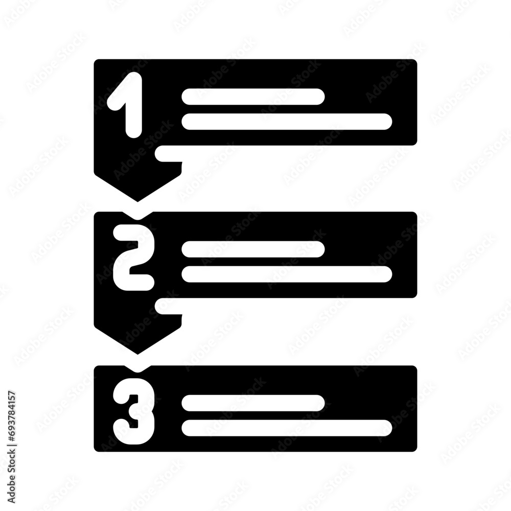 list with arrows glyph icon vector. list with arrows sign. isolated symbol illustration list with arrows glyph icon vector. list with arrows sign. isolated symbol illustration