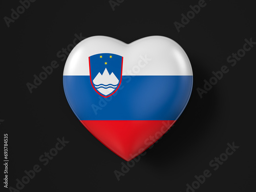 Slovenia heart flag Free Download Slovenia heart flag - GFXLoad