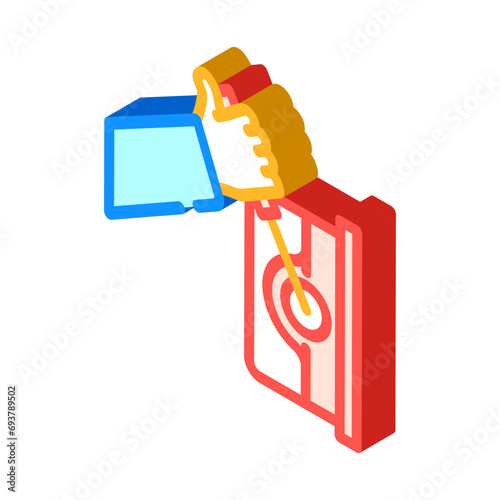 emergency response electric isometric icon vector. emergency response electric sign. isolated symbol illustration