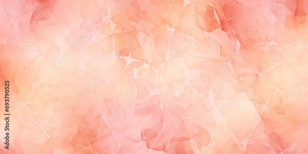 Endless seamless pattern tie dye painting sharp contrast shades of peach artistic