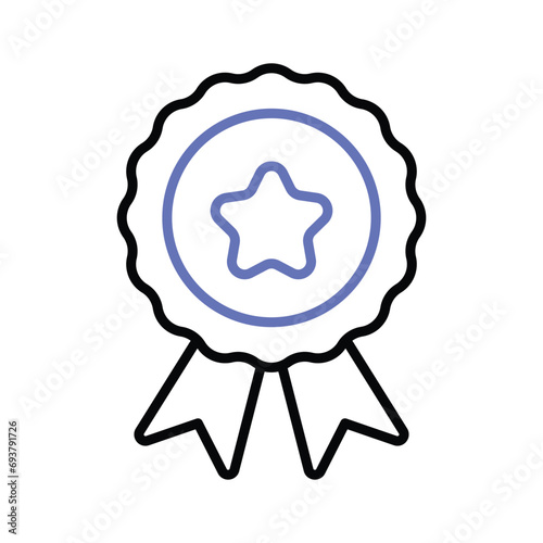 Stat inside badge showing concept of best quality vector design,star badge icon