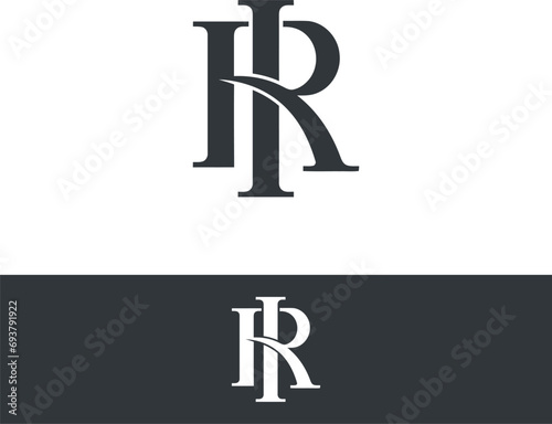 RI, IR, initial Letter Logo photo