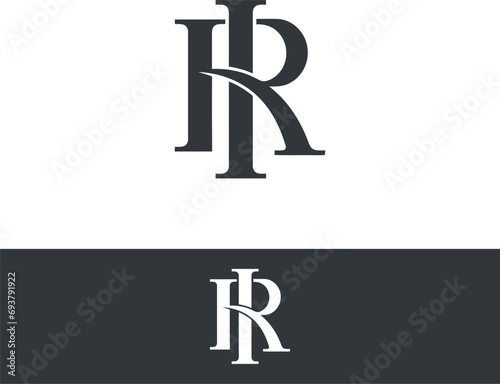 RI, IR, initial Letter Logo