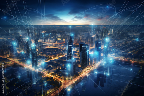 A Digital City Seamlessly Integrating High-Speed Information and Power Grids. Bridging Urban and Rural Nature Areas Through a Comprehensive Digital Network