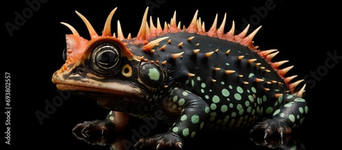 Cranwell's frog (Ceratophrys cranwelli) with horns. © 2rogan
