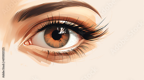 Eyeshadow Illustration photo