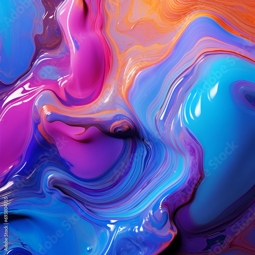 abstract background with liquid color generated by AI