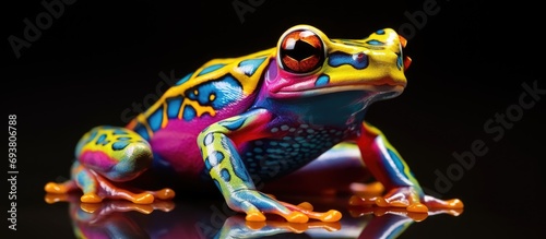 Oelemari dye frog. photo