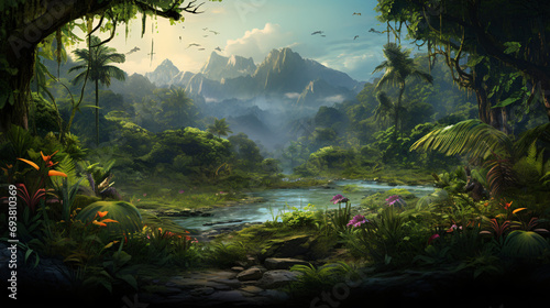 Landscape jungle