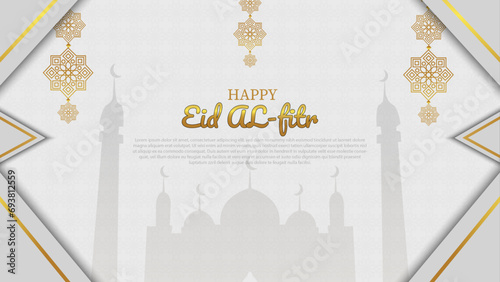 eid al fitr background simetris simple