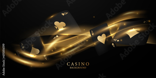 Beautiful casino background design for web, templates, banners, your business, vector illustration.