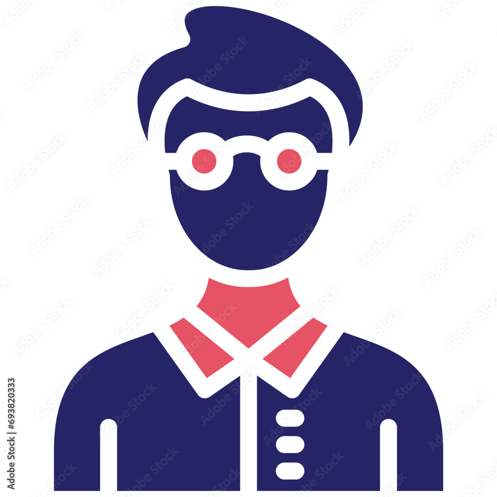 Male Professor Icon Male Professor Icon