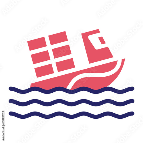 Boat Sink Icon