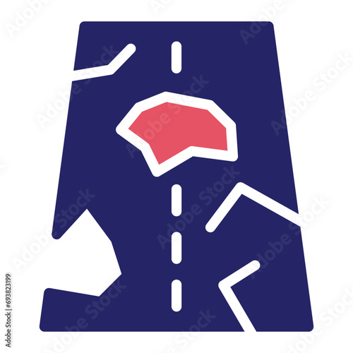 Road Crack Icon