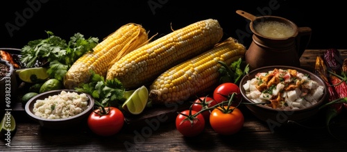 Essential Latin American food made with nixtamalized corn. photo
