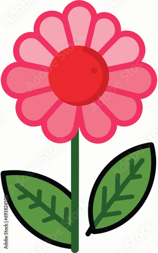 flower on a white background