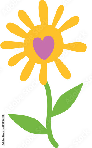 flower isolated on white background