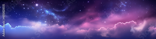 abstract light and dark purple sky background