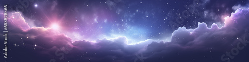 abstract light and dark purple sky background	
