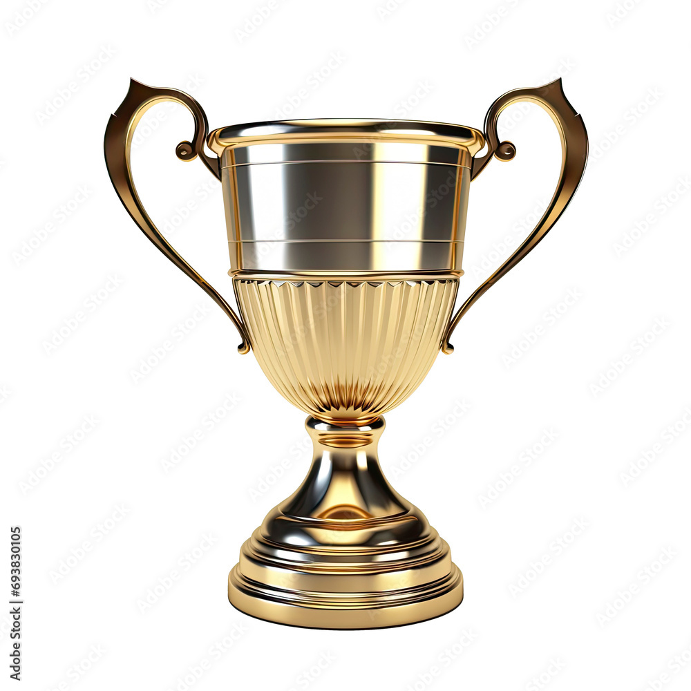 Trophy cup isolated on a transparent background. Trophy cup isolated on a transparent background.