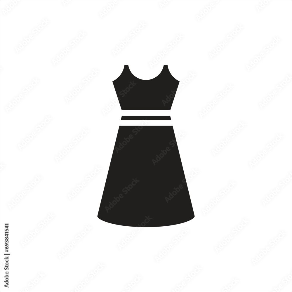 dresses vector icon line template dresses vector icon line template