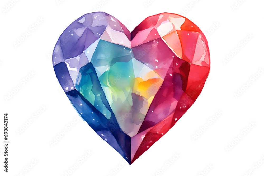 Diamond Gem isolated on transparent background illustration Diamond Gem isolated on transparent background illustration