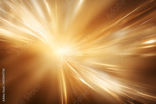 gold streak background with rays and light beams 
