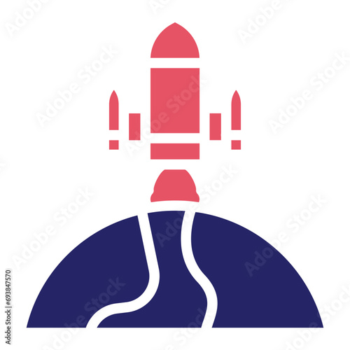 Rocket Earth Icon