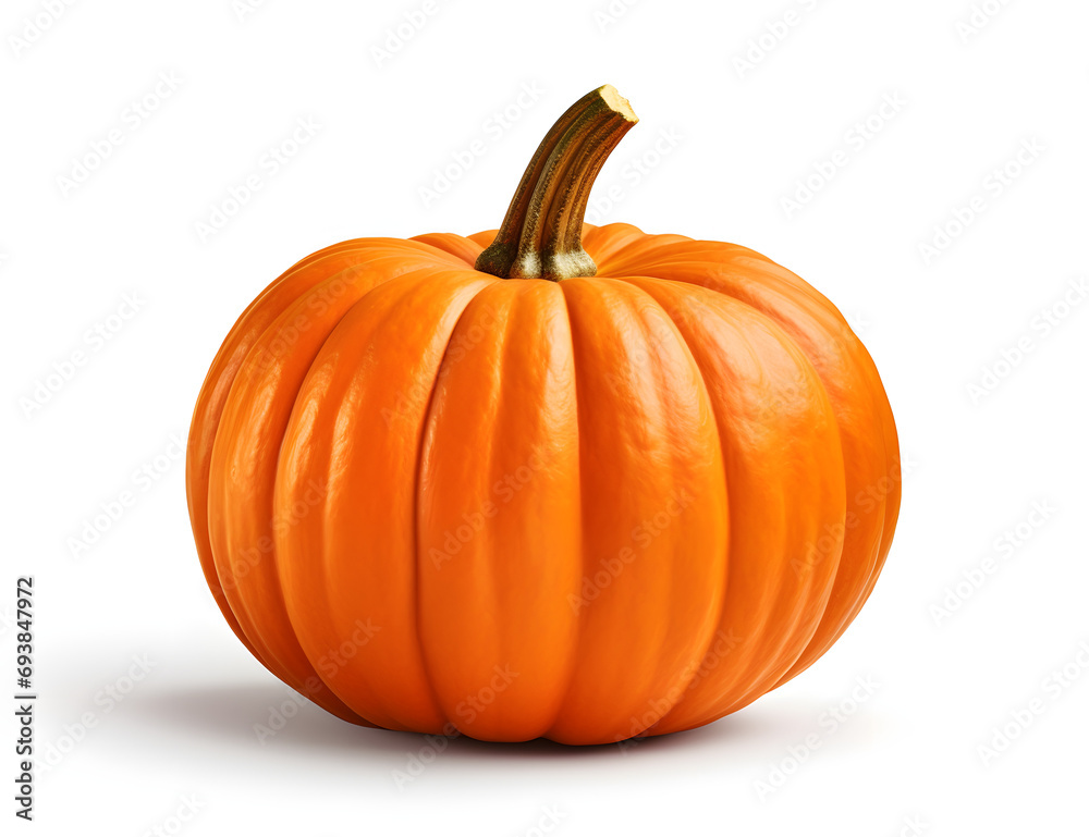 an orange pumpkin isolated on a white background an orange pumpkin isolated on a white background